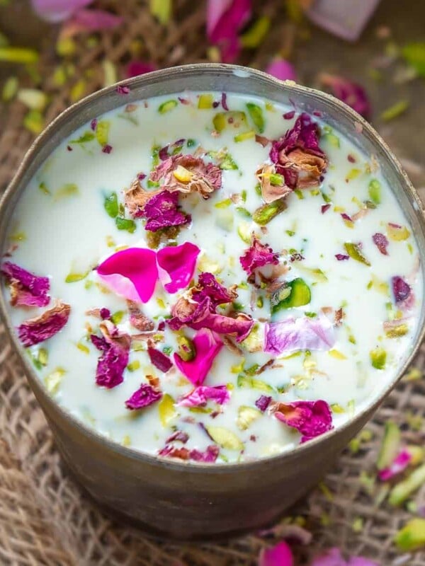 Thandai is a traditional Indian beverage popular in the North Indian states of UP and Rajasthan. It is made especially for the festivals of Holi and Shivratri. Here is my easy recipe for this spiced Holi drink.