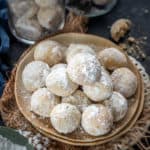 Nutty, Buttery, and Melt in Your Mouth, these Italian Wedding Cookies are a perfect treat to make for holidays, baby showers, or bridal parties.