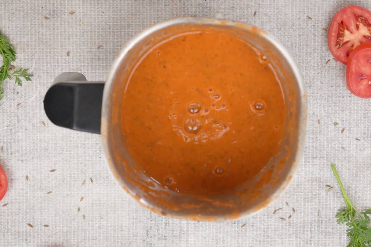 Blended until smooth.