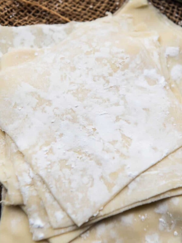 Did you know that making Wonton Wrappers (Wonton Skin, Wonton Wraps) at home is incredibly easy? Make a big batch, freeze, and use the wraps to make wontons or dumplings with your favorite fillings.
