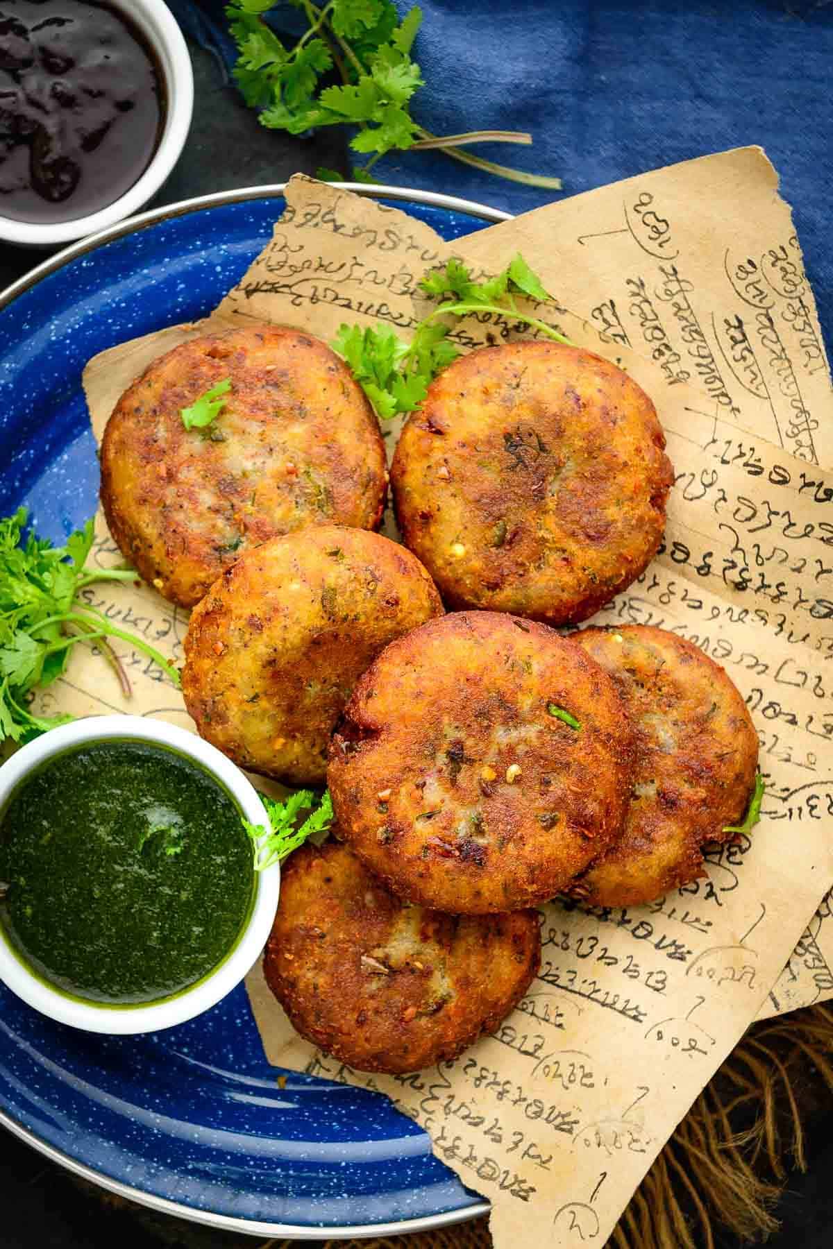 20 Best Homemade Indian Chaat Recipes Whiskaffair aloo-tikki-plate-order-online-from-rana-catering-in-surrey