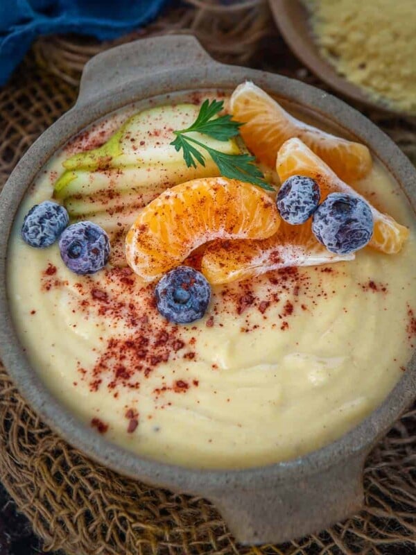 Creamy, delicious, and healthy, this Jamaican Cornmeal Porridge is a hearty, filling, and warming breakfast. Use my easy recipe to make it over the stovetop or in an instant pot.
