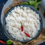 Making White Jasmine Rice in Instant Pot has become my favorite cooking method. It gives perfect results every time and is hands-off. Once you try the instant pot jasmine rice recipe, you will not return to another method (vegan, gluten-free).