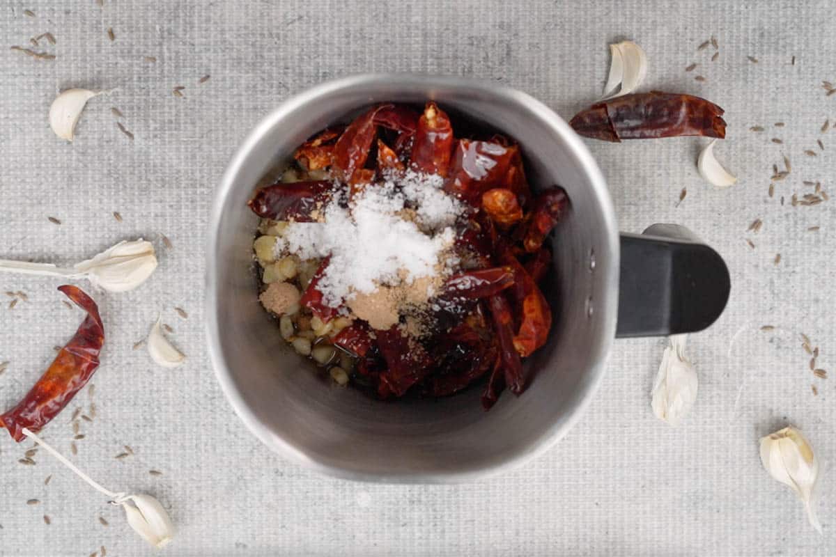 Garlic Chutney Recipe  4 Ways    Whiskaffair - 16