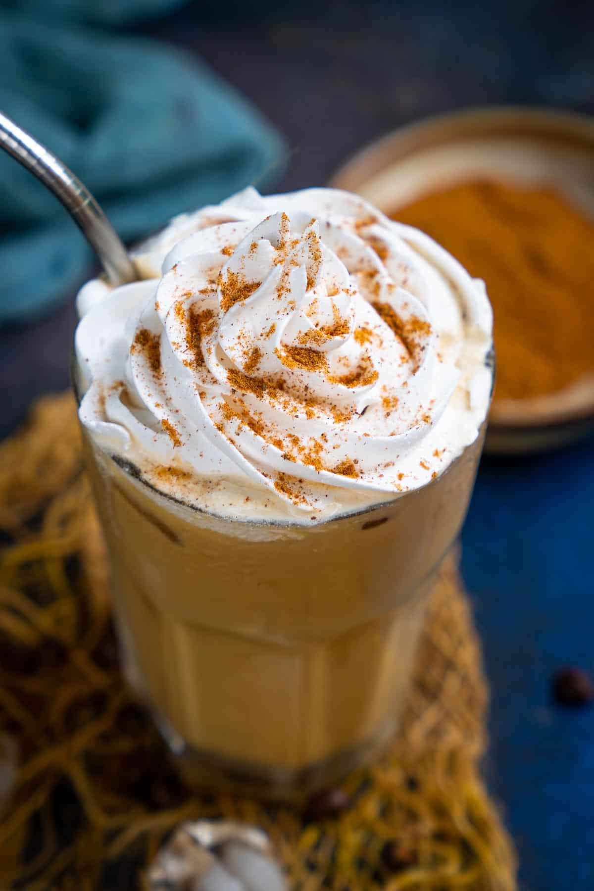 Starbucks Copycat Iced Pumpkin Spice Latte Recipe   Video - 65