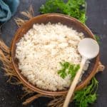Make this quick and easy instant pot sticky rice in under 30 minutes with just 2 ingredients. Once you will make the sticky rice in instant pot, you will never go back to the traditional bamboo steamer method.