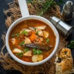 This hearty Instant Pot Chicken Stew is a quick, one-pot, comforting dish. Cooked in under 40 minutes, it's easy to make and loaded with vegetables, making it an excellent choice for a simple homely meal.