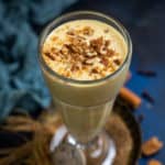 Loaded with fall flavors, this effortless Pumpkin Pie Spice Smoothie is a great way to start your day. It contains antioxidants, fibers, vitamins, and proteins and comes together in under 5 minutes (vegetarian, gluten-free).