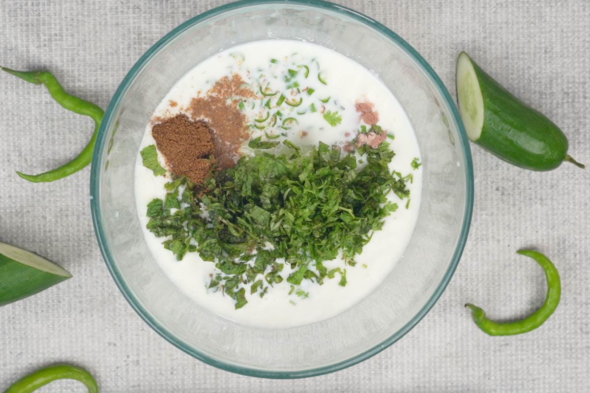 Remaining ingredients added to the bowl.