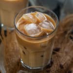 Creamy and yummy, this Starbucks Copycat Iced Blonde Vanilla Latte is perfect to sip on warm summer days. It is very easy to make and gets ready in under 5 minutes using 3 simple ingredients (vegetarian, gluten-free).