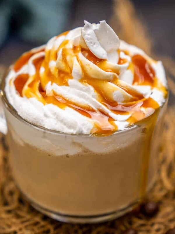 Made using 4 ingredients in 10 minutes, this Starbucks Copycat Hot Caramel Latte is a breeze to make at home at a fraction of the cost. Make this espresso-based beverage at home using my easy recipe (vegetarian, gluten-free).