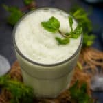 Masala Chaas (Indian Spiced Buttermilk) is a refreshing Indian drink that is mildly spicy, tangy, and usually savored after meals to improve digestion. Make it using my easy recipe.