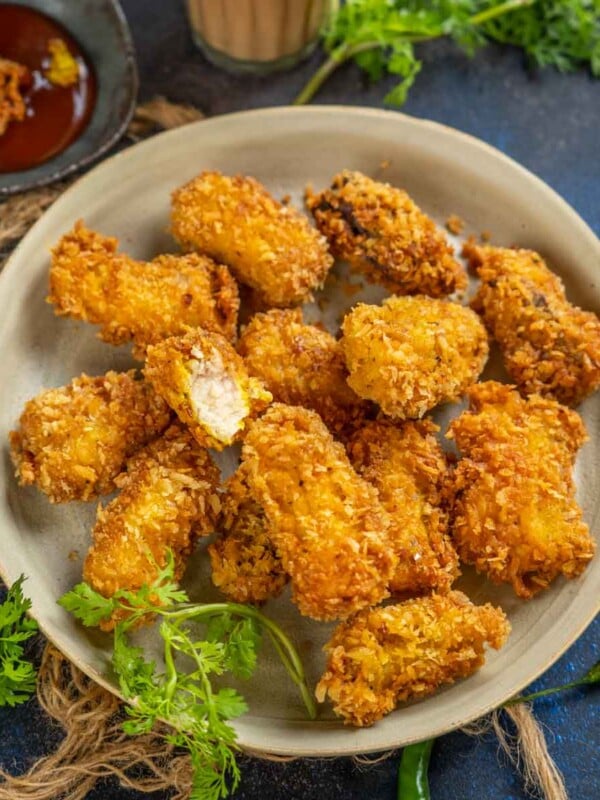Super crispy from the outside and juicy from the inside, these Homemade Fish Fingers are a breeze to make. You can't go wrong with this delicious and easy recipe.