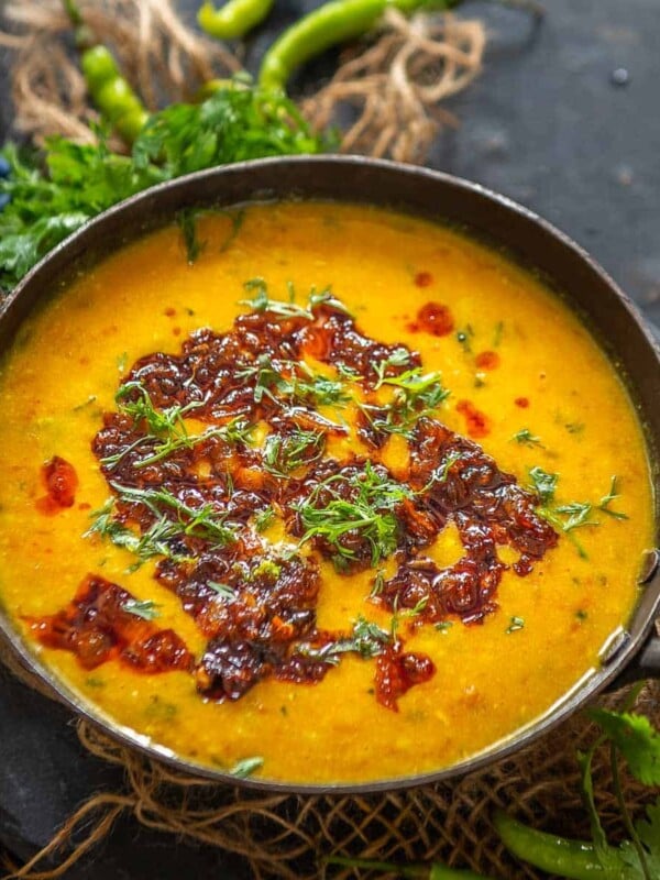 Shahi Dal is a rich and creamy Indian lentil dish made using a combination of lentils tempered with a sizzling temper. Serve it with naan or jeera rice for a special meal (vegetarian).