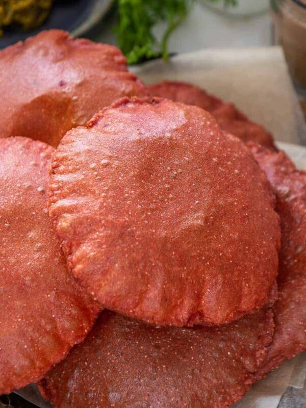 This crimson-colored beetroot poori is a delicious and healthy variation of the classic poori recipe. Try it at home using my easy recipe.