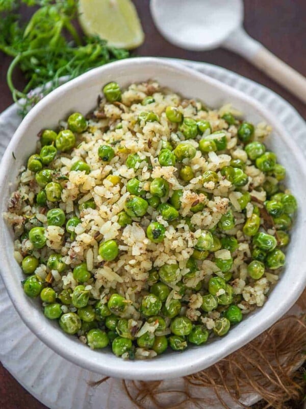 Chura Matar is a healthy, nutritious, and delicious Indian winter breakfast dish made using flattened rice (poha) and fresh green peas (matar). Learn to make it in Banarasi style in this post (gluten-free).