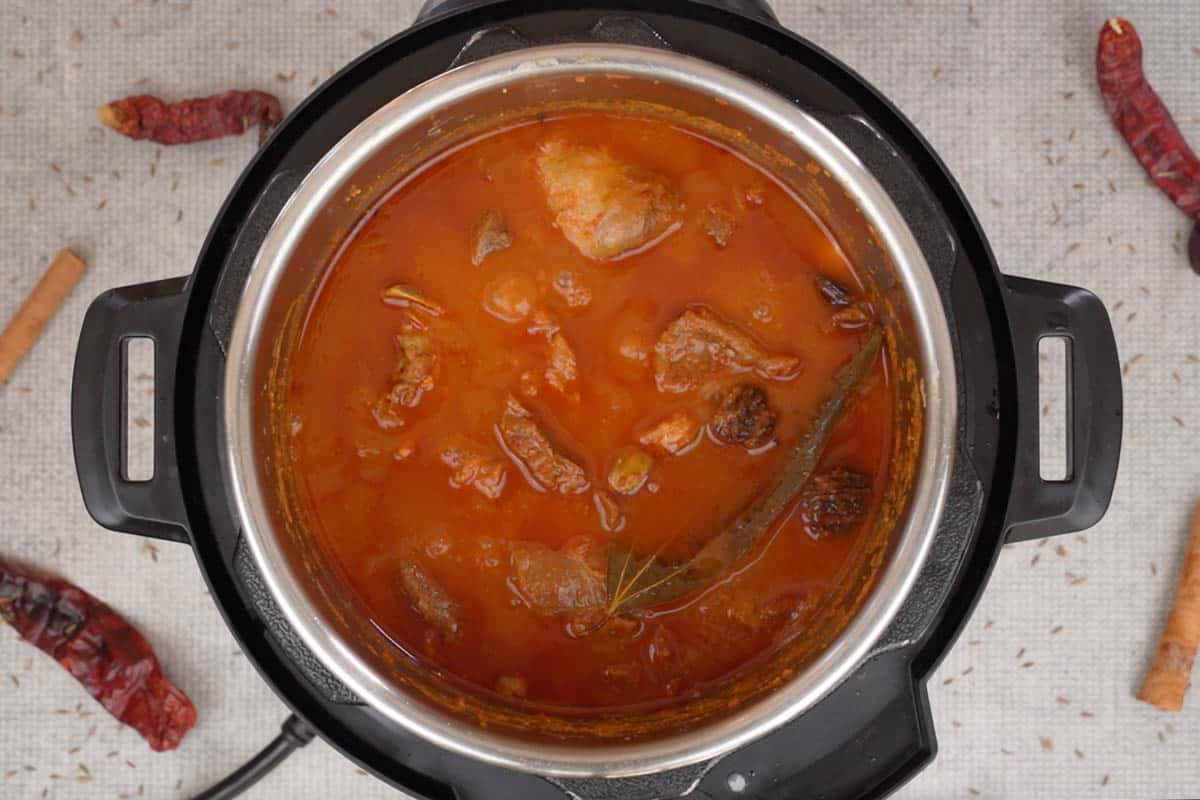 Laal Maas Recipe  Rajasthani Spicy Red Goat Mutton Curry  - 75