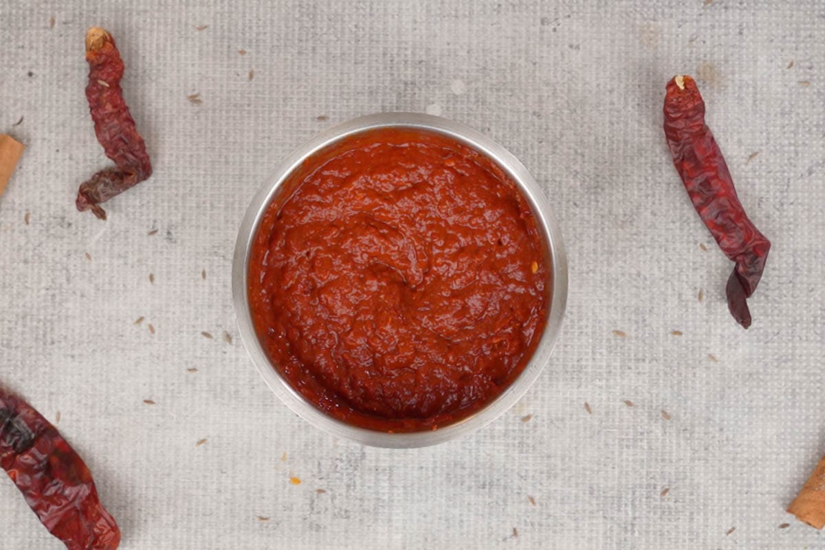 Laal Maas Recipe  Rajasthani Spicy Red Goat Mutton Curry  - 24