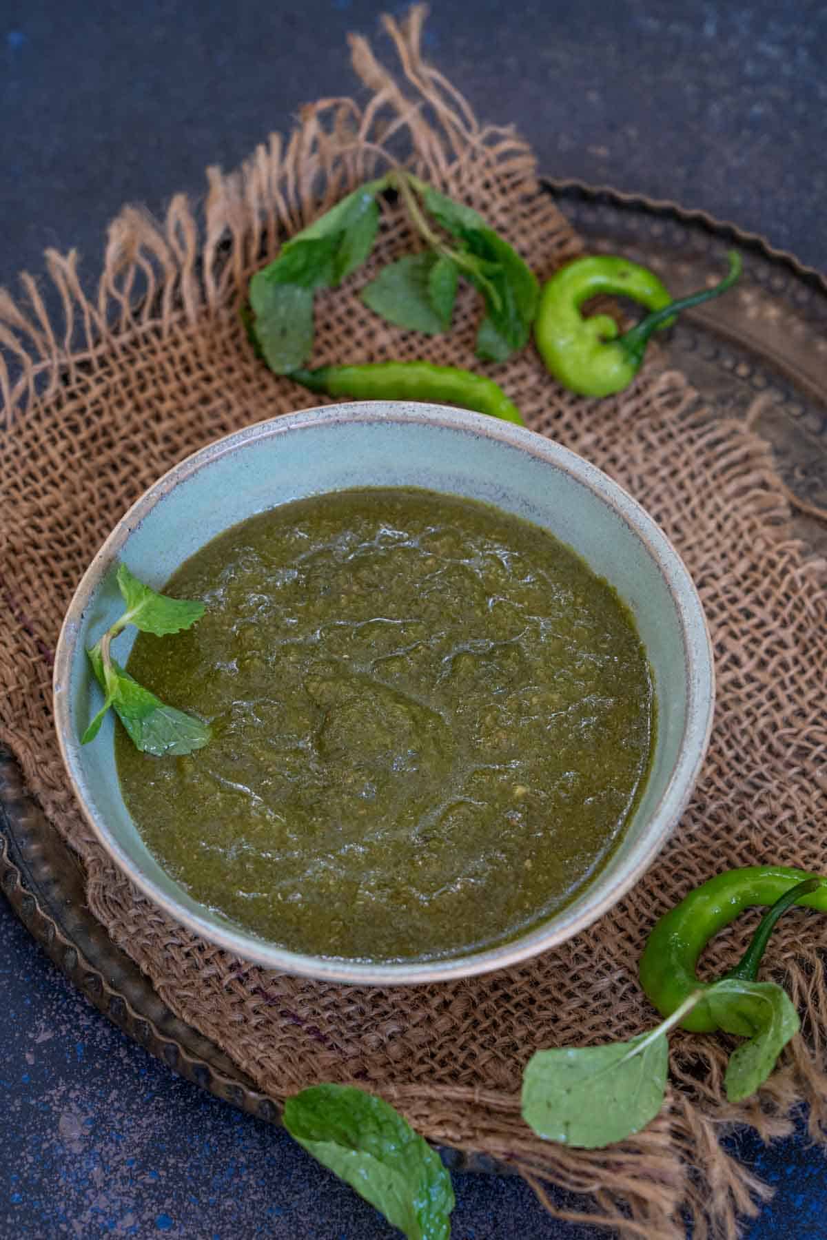 Mint Chutney Recipe  Pudina Chutney    Whiskaffair - 42