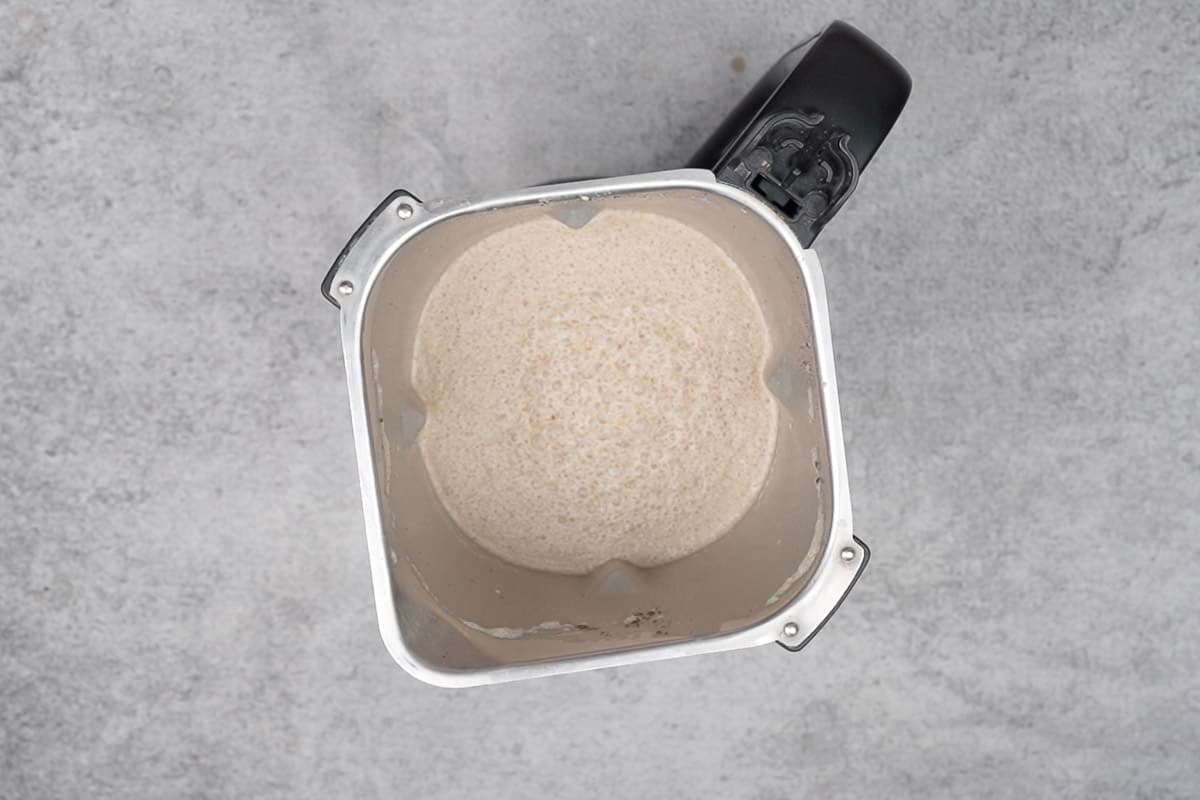 Blended until smooth.