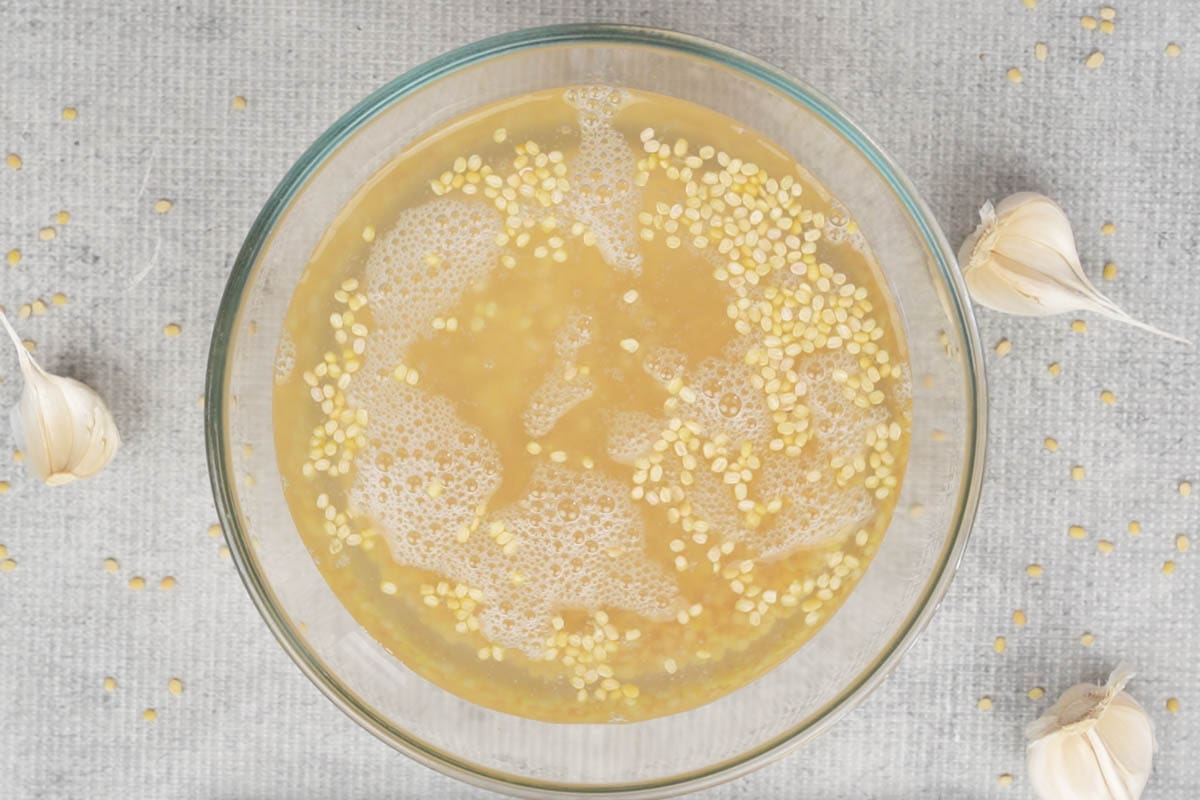 Yellow Moong Dal Tadka Recipe  Instant Pot   Stovetop    Video - 68