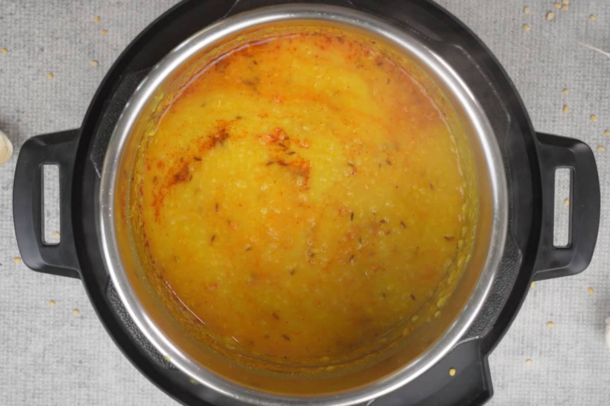 Yellow Moong Dal Tadka Recipe  Instant Pot   Stovetop    Video - 88
