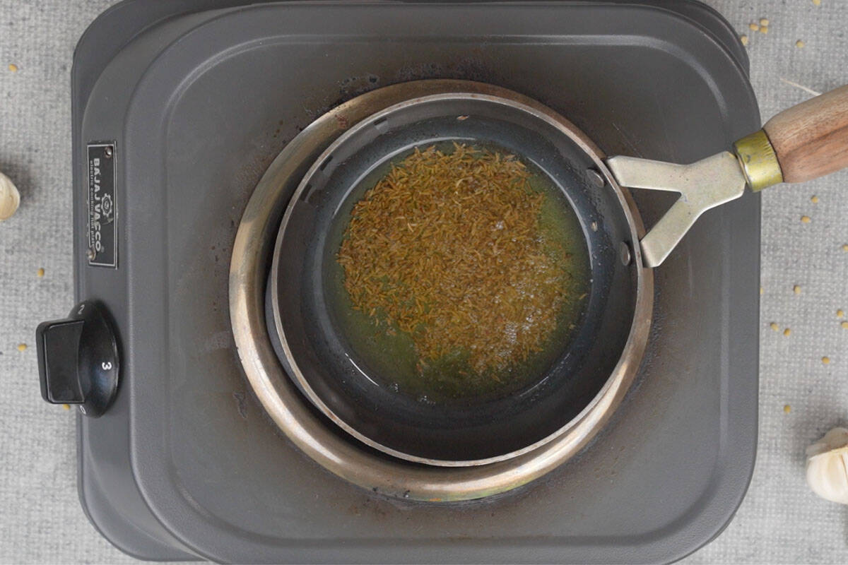 Yellow Moong Dal Tadka Recipe  Instant Pot   Stovetop    Video - 37