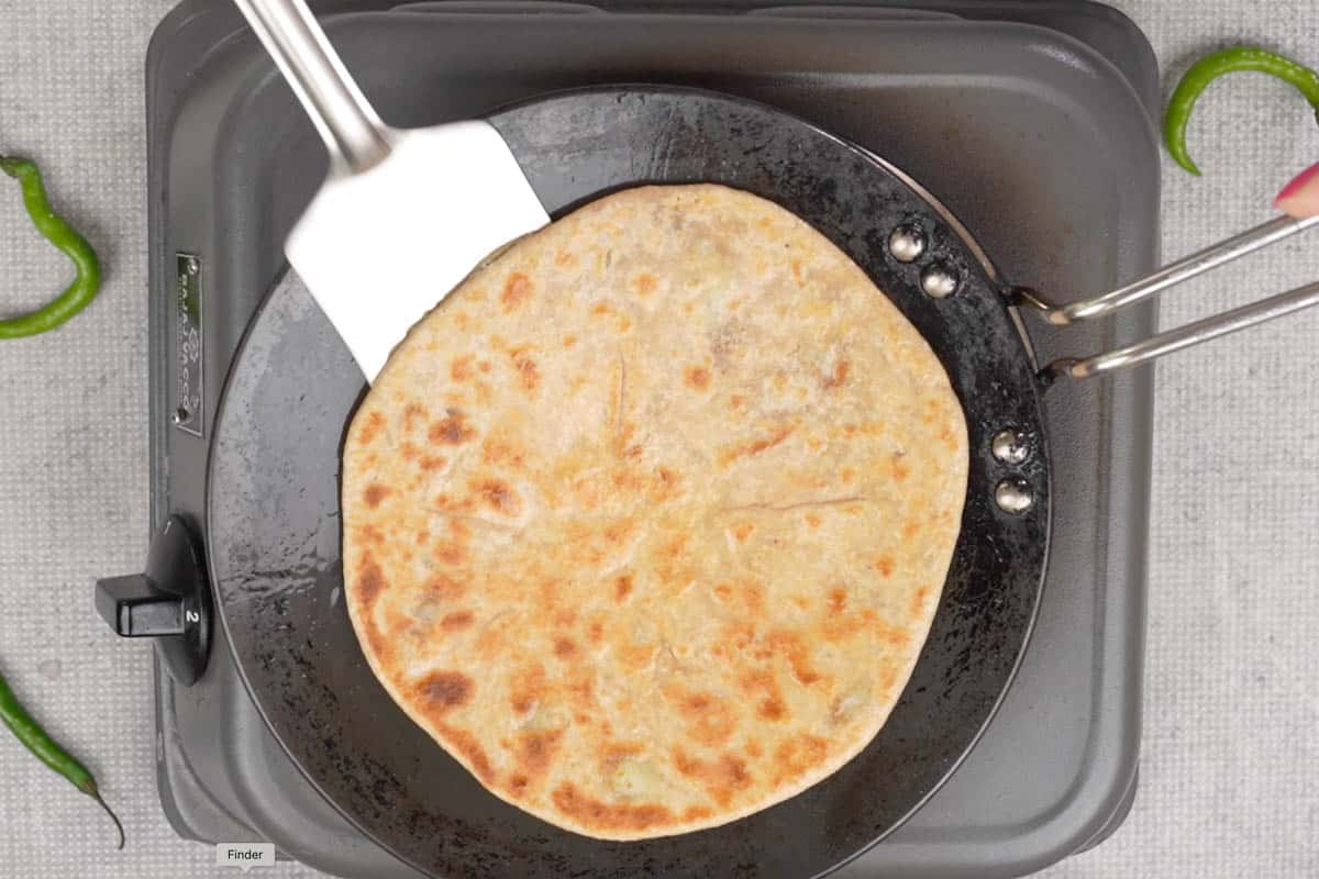 Ready aloo paratha.