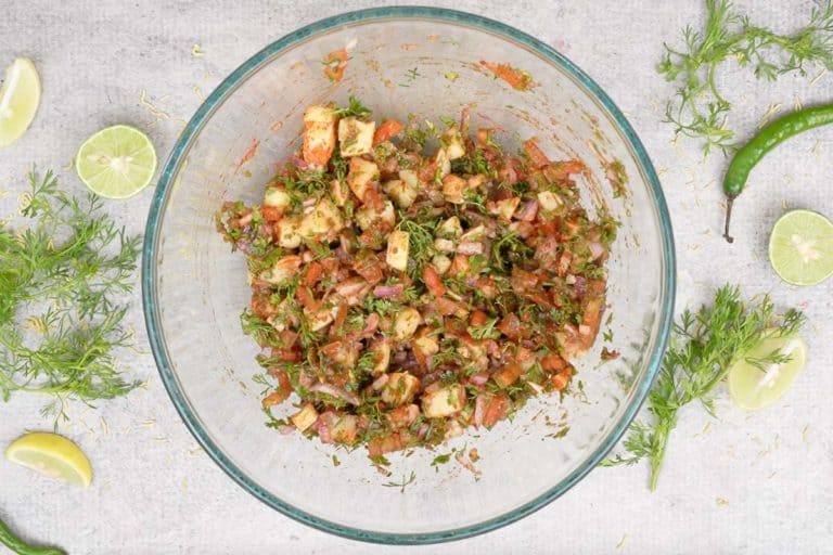 Bhel Puri Recipe (Indian Street Snack) + Video