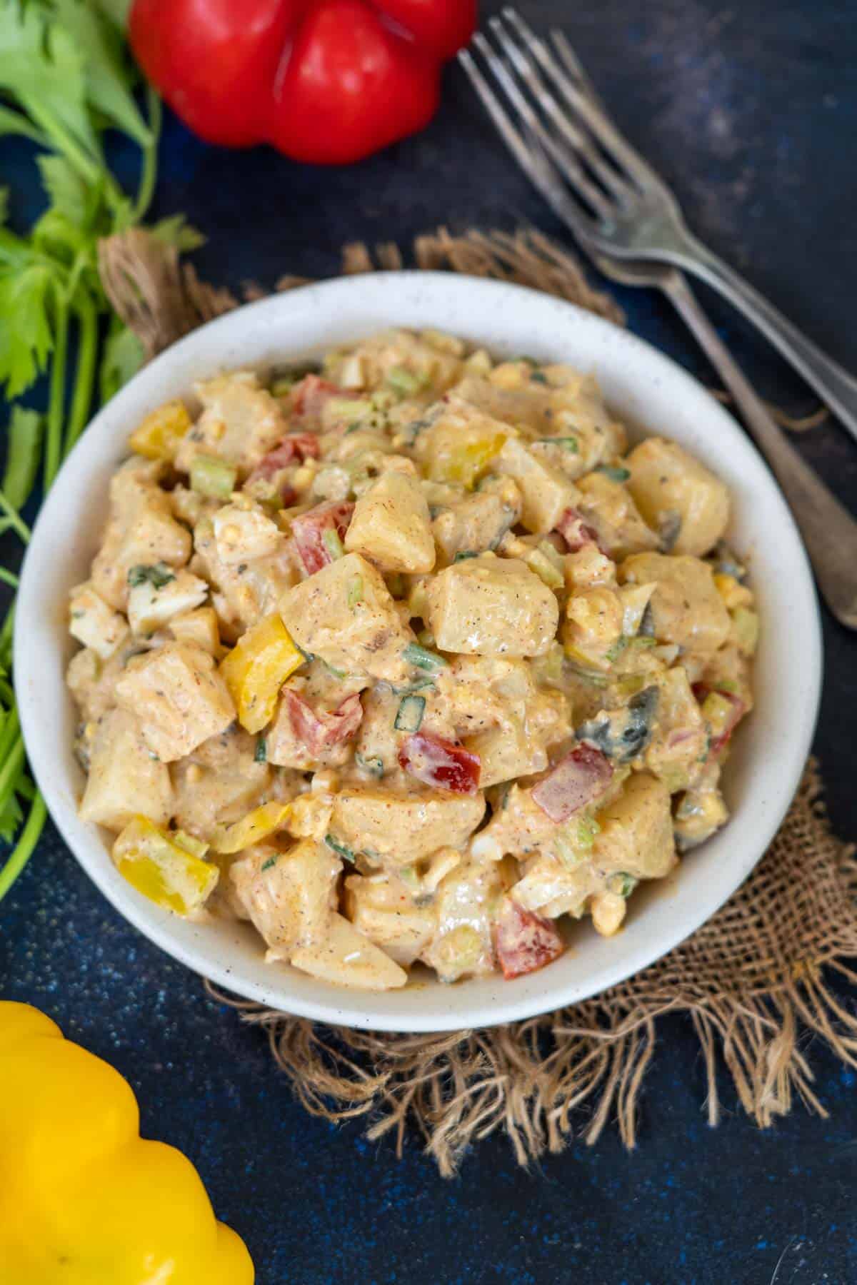 Creamy Louisiana Style Cajun Potato Salad Recipe   Video - 24