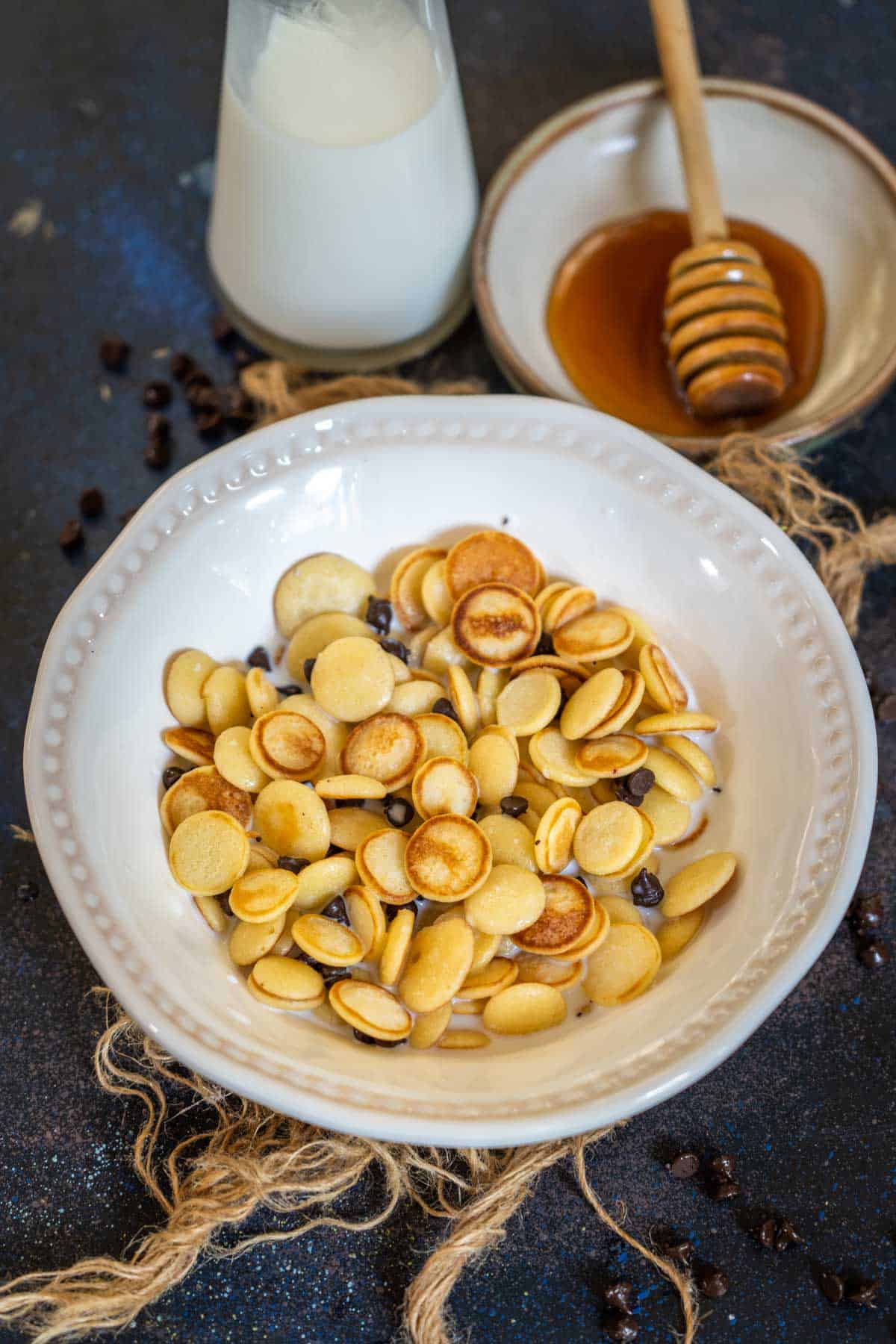 Mini Cereal Pancakes Recipe   Video - 81