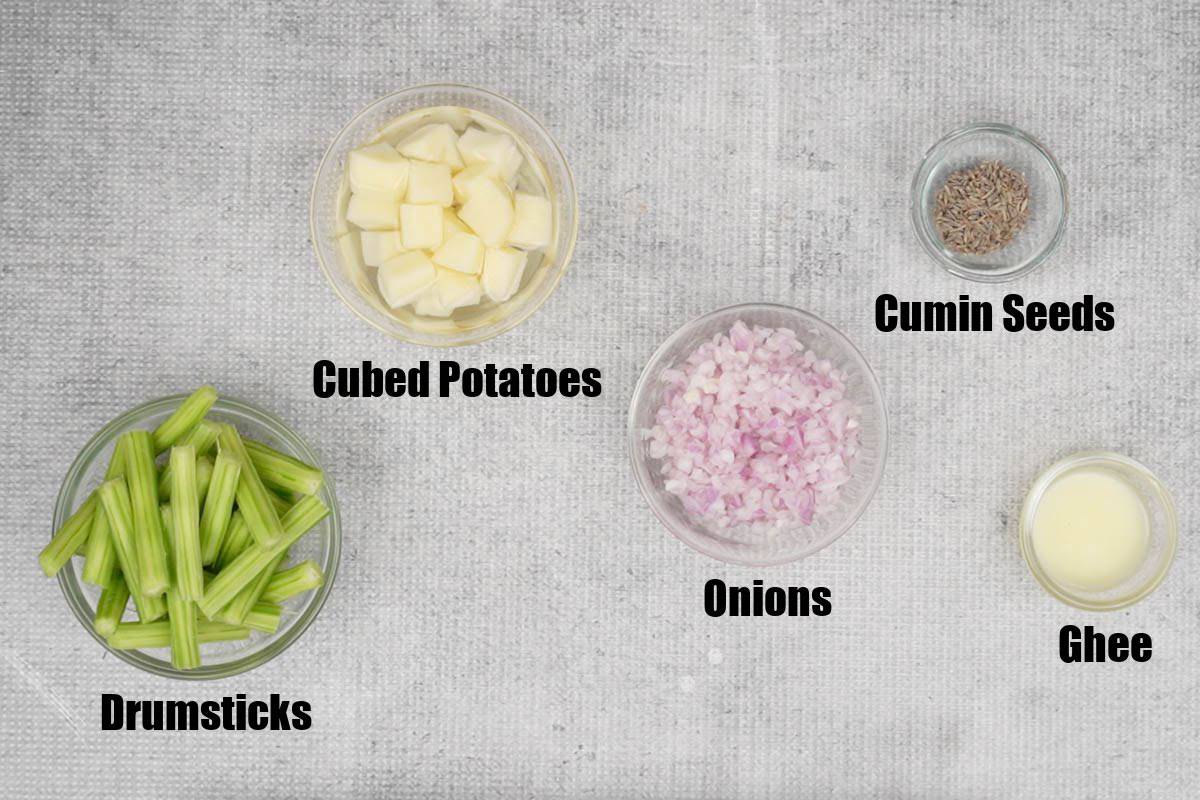 Veg drumstick soup ingredients list 1