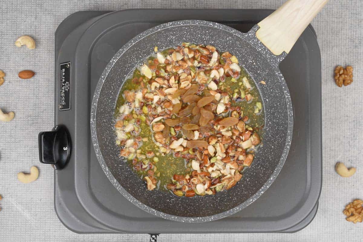 Dried Nuts And Fruits Raita Recipe   Video - 75