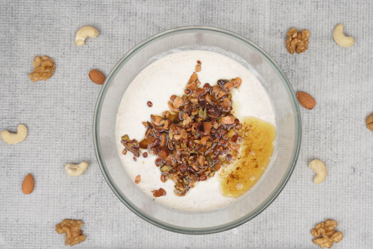 Dried Nuts And Fruits Raita Recipe   Video - 98