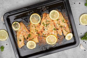 Spicy Lemon Garlic Baked Tilapia Recipe Video spicy-lemon-garlic-baked-tilapia-recipe-video