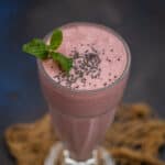 Strawberry Chia Seed Smoothie is a delicious protein-loaded breakfast option that is perfect to start your day. It is easy and quick to make and keeps you full for a long time (vegan, gluten-free).