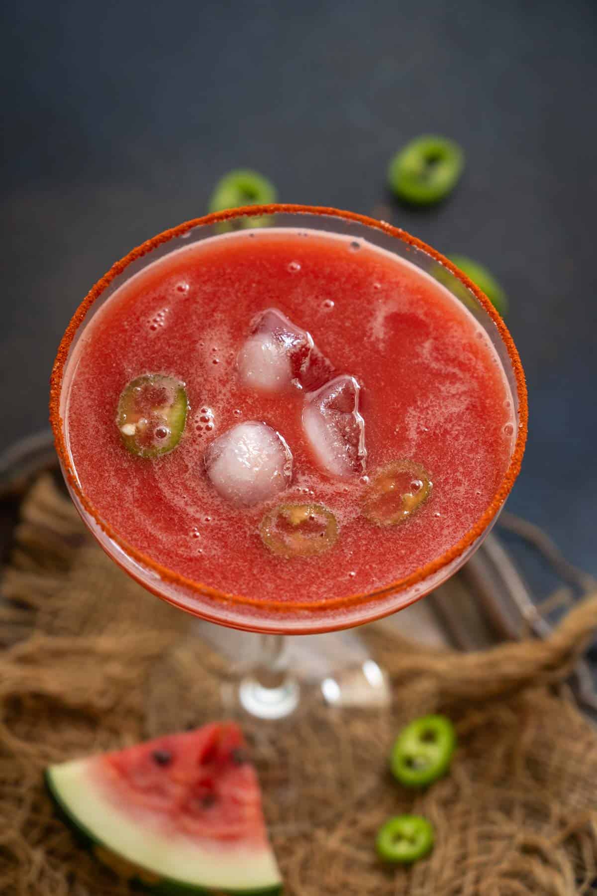 Refreshing Spicy Watermelon Margarita Recipe   Video - 28