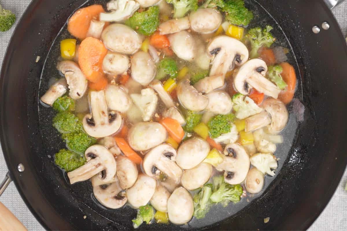 Chinese Style Vegetables In Hot Garlic Sauce Recipe   Video - 73