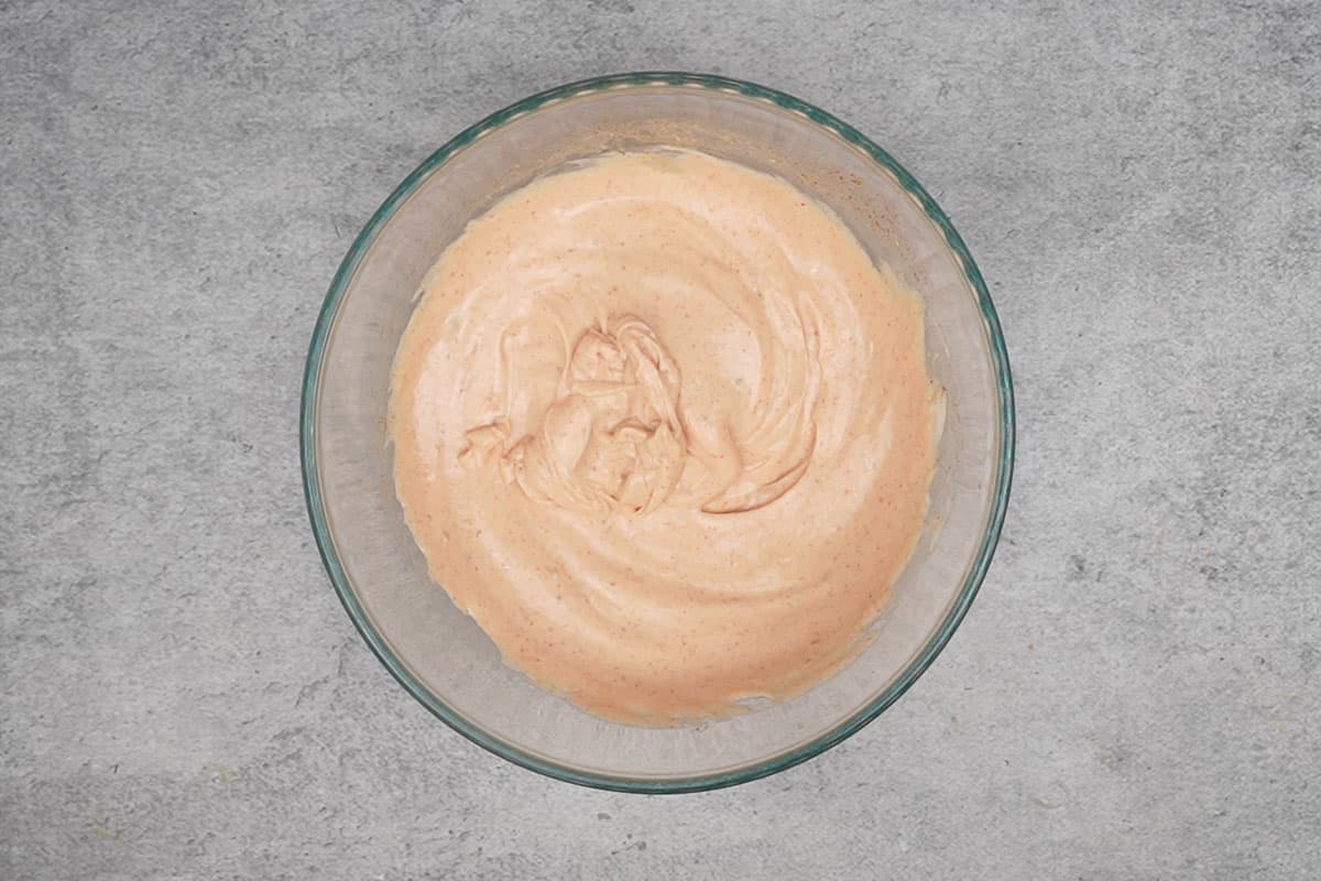 Ready yum yum sauce.