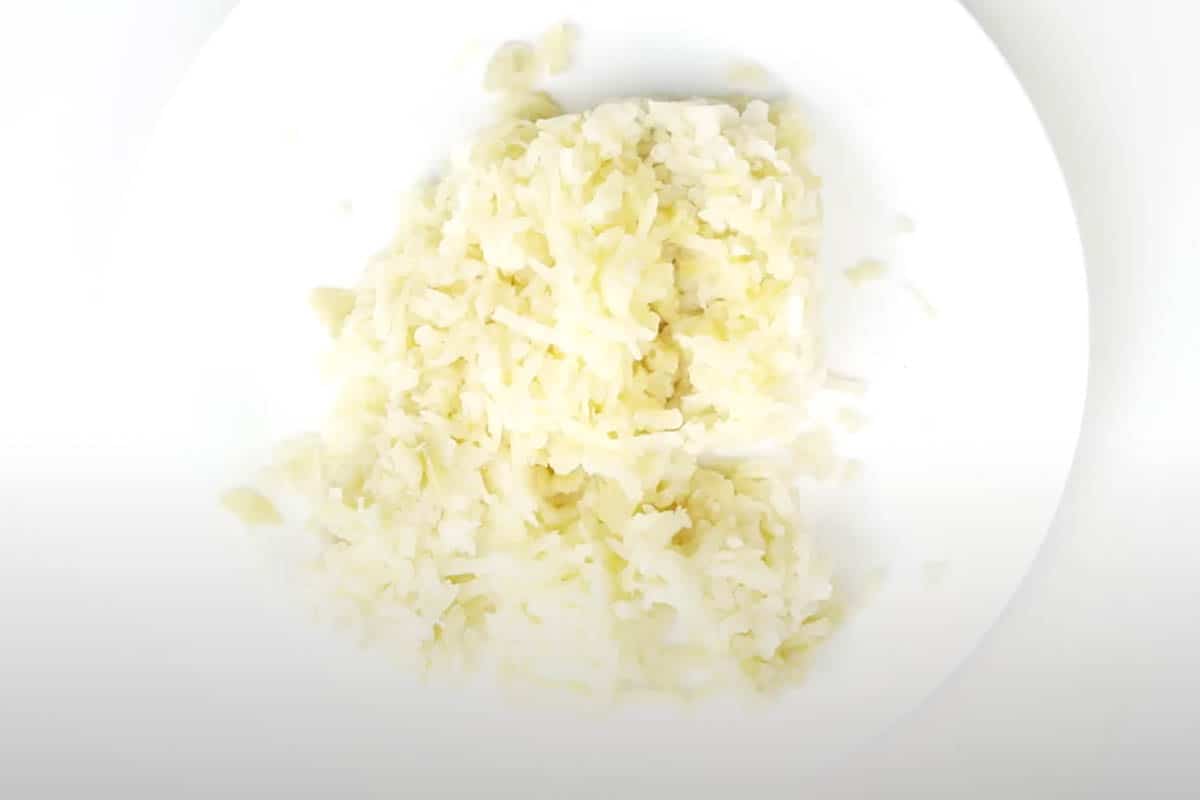 Grated potatoes