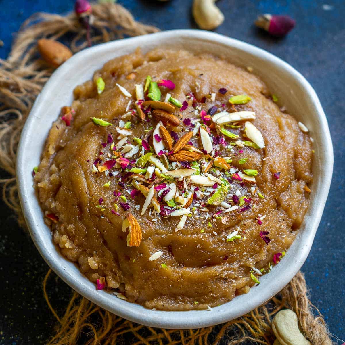 Atta Halwa Recipe (Aate Ka Halwa, Wheat Halwa) - Whiskaffair