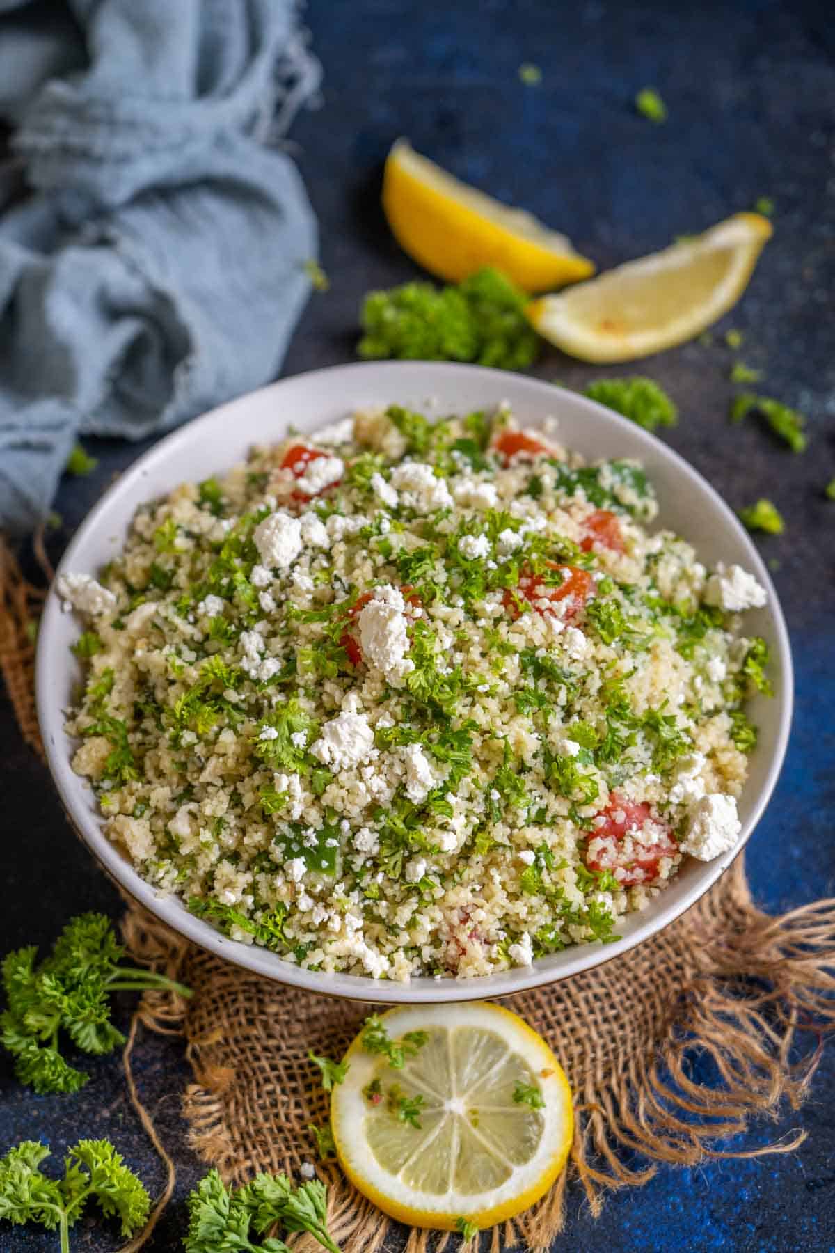 Traditional Tabouli Salad Recipe  Tabbouleh    Video - 61