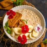 Creamy, sweet, and utterly divine, Biscoff Overnight Oats (Cookie Butter Oats) is the breakfast you need to kick-start your mornings. Make it using my easy recipe (vegetarian, can be easily made vegan).