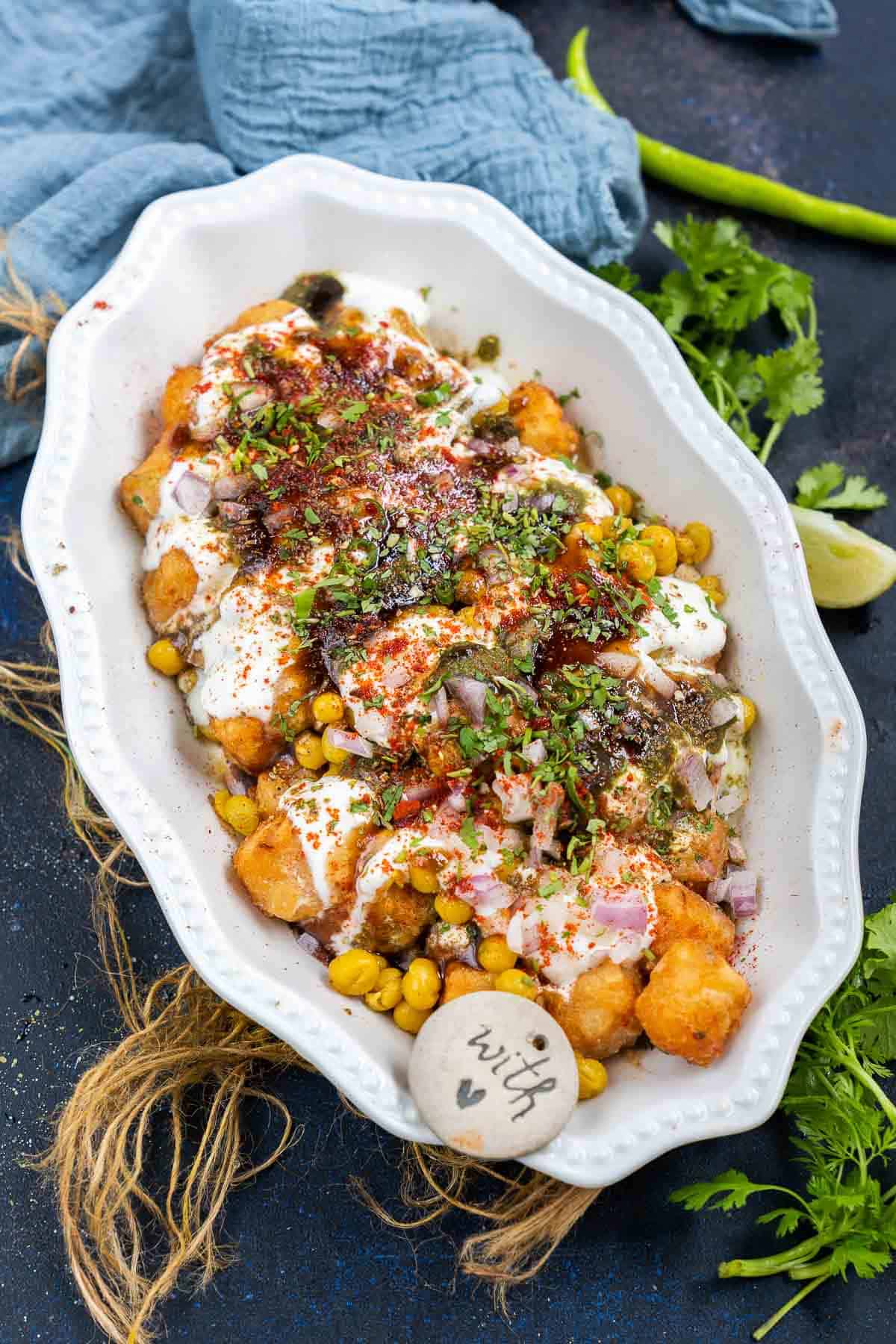 Easy Tater Tots Chaat Recipe   Video - 52