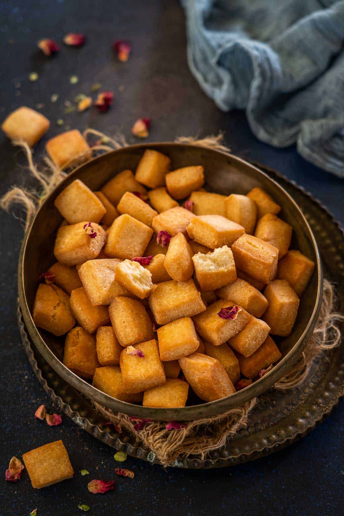 Homemade Sweet Shankarpali Recipe  Diamond Cuts  - 43