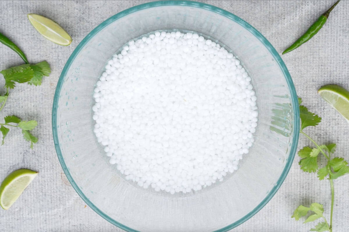 Sabuna soaked in water.