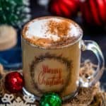 Make this perfectly sweet and creamy Starbucks Copycat Gingerbread Latte at home in just 10 minutes. This drink is full of festive flavors and can be made hot or iced (gluten-free, vegetarian).