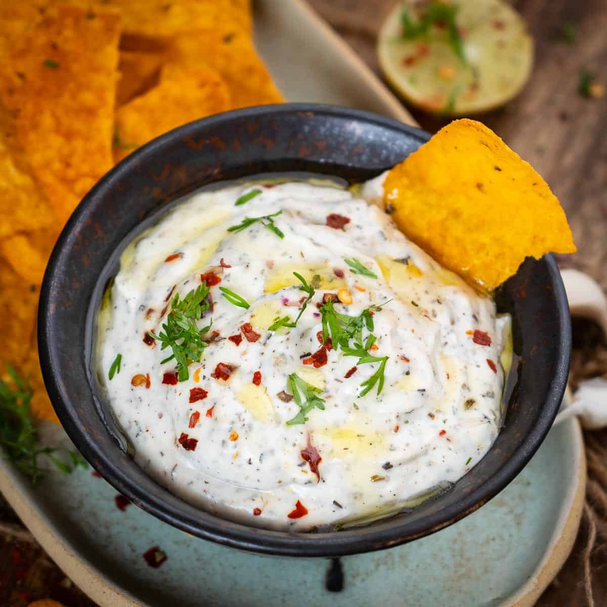 Cool Yogurt And Mayo Dip Recipe
