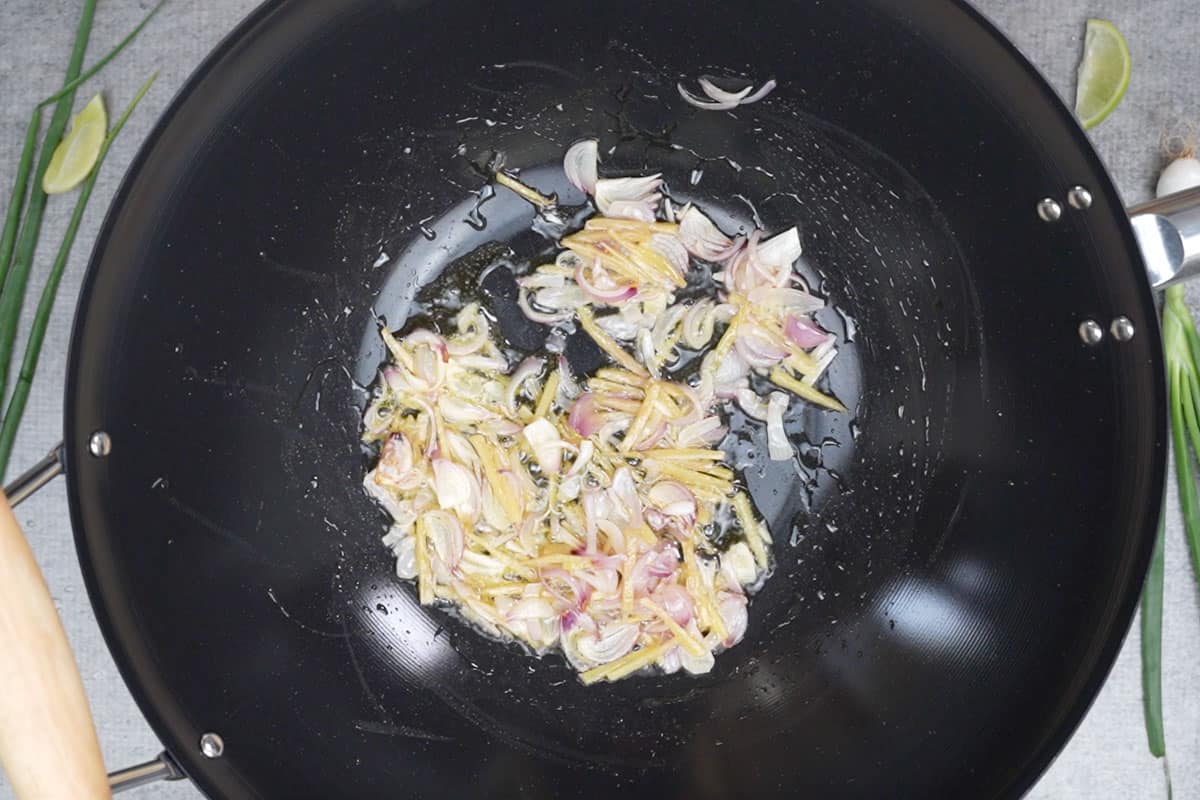 Sauteed onions and garlic.