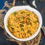 Make this 5 minute Cheese Ramen Noodles for a quick and easy meal. This classic Korean comfort food is hearty, filling and super delicious.
